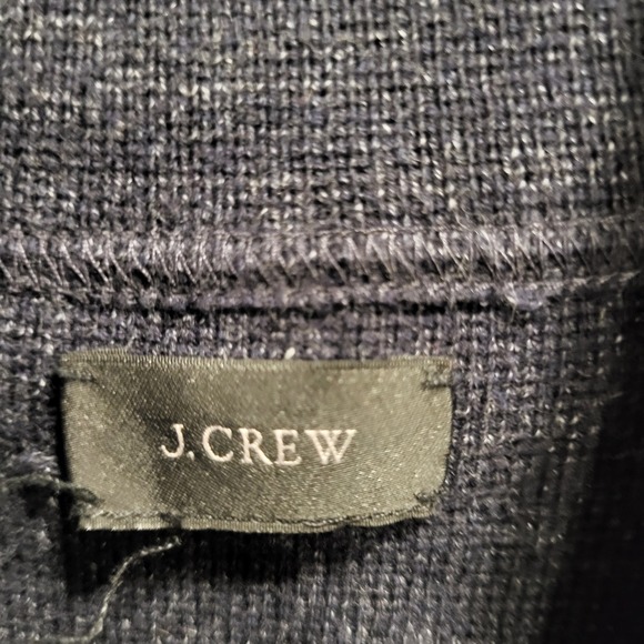 J Crew Cardigan Sweater‎ Men Size Large Chunky Knit Cotton Pockets Long Sleeve - Picture 3 of 7